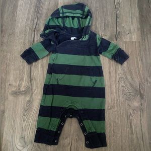Baby Gap Once Piece Striped Long Sleeve Romper Style Outfit.